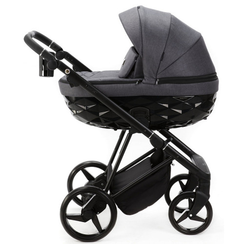 Детская коляска Adamex Quantum 2 в 1 Q-TK66 (Т.СЕРЫЙ)