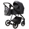 Детская коляска Adamex Vasco Deluxe 3 в 1 V-SA05 (ТЕМНО-СЕРАЯ КОЖА)