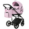 Детская коляска Adamex Zico Deluxe 2 в 1 Z-SA16 РОЗОВ. ЗЕФИР КОЖА