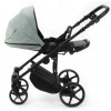 Детская коляска Adamex Zico Deluxe New 2 в 1 ZN-SA20 (СЕРО-ЗЕЛЕНАЯ КОЖА)