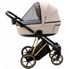 Детская коляска Adamex Belissa Special Edition 3 в 1 B-PS560 (СВ.БЕЖ ЗОЛОТ.РАМ)