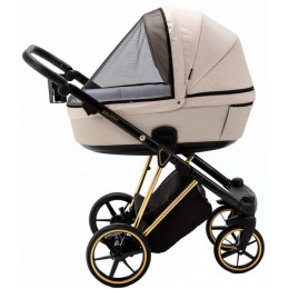 Детская коляска Adamex Belissa Special Edition 3 в 1 B-PS560 (СВ.БЕЖ ЗОЛОТ.РАМ)