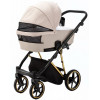 Детская коляска Adamex Belissa Special Edition 3 в 1 B-PS560 (СВ.БЕЖ ЗОЛОТ.РАМ)