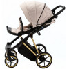 Детская коляска Adamex Belissa Special Edition 3 в 1 B-PS560 (СВ.БЕЖ ЗОЛОТ.РАМ)