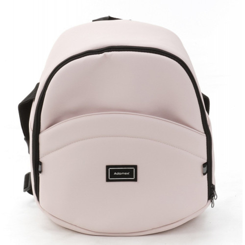 Детская коляска Adamex Blanc 2 в 1 BL-PS78 LUX (СВ.РОЗОВЫЙ + СВ.РОЗОВАЯ КОЖА)