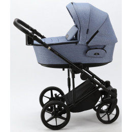 Детская коляска Adamex Zico 3 в 1 Z-TK02 ГОЛУБ.ДЖ.ТК