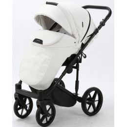 Детская коляска Adamex Zico Deluxe 2 в 1 Z-SA01 БЕЛ.КОЖА
