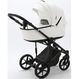 Детская коляска Adamex Zico Deluxe 3 в 1 Z-SA01 БЕЛ.КОЖА