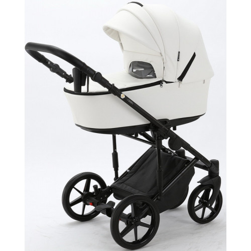 Детская коляска Adamex Zico Deluxe 3 в 1 Z-SA01 БЕЛ.КОЖА