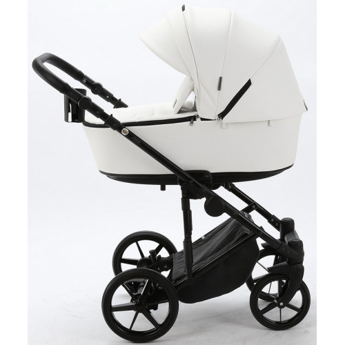 Детская коляска Adamex Zico Deluxe 3 в 1 Z-SA01 БЕЛ.КОЖА