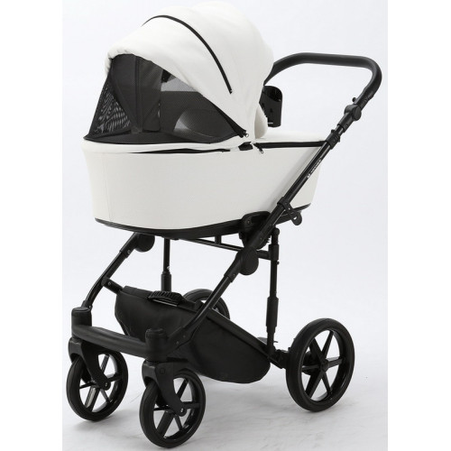 Детская коляска Adamex Zico Deluxe 3 в 1 Z-SA01 БЕЛ.КОЖА