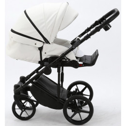 Детская коляска Adamex Zico Deluxe 3 в 1 Z-SA01 БЕЛ.КОЖА