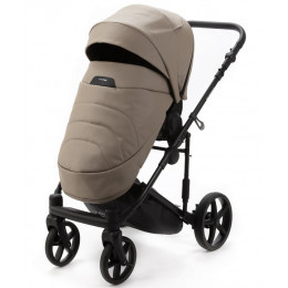 Детская коляска Adamex Zico Deluxe New 2 в 1 ZN-SA09 (ТЕМНО-БЕЖЕВАЯ КОЖА)