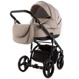 Детская коляска Adamex Lanti Deluxe 2 в 1 LN-SA7 (СВ.БЕЖ.КОЖА)
