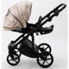 Детская коляска Adamex Lumi Air Deluxe 3 в 1 L-SM06 (БЕЖЕВАЯ ПЕРЛ. КОЖА)