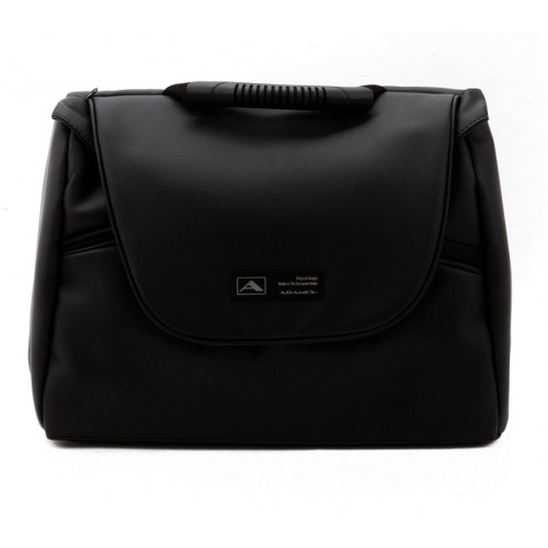 Детская коляска Adamex Nola Deluxe 3 в 1 N-SD101 (РОЗОВ.ЗЕФИР КОЖА + ЧЕРН. КОЖА)