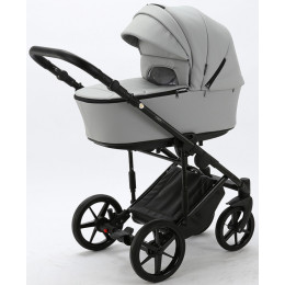 Детская коляска Adamex Zico Deluxe 2 в 1 Z-SA03 СВ.СЕР. КОЖА