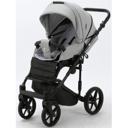 Детская коляска Adamex Zico Deluxe 2 в 1 Z-SA03 СВ.СЕР. КОЖА