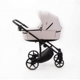 Детская коляска Adamex Zico Deluxe New 3 в 1 ZN-SA15 СВЕТЛО-РОЗОВАЯ КОЖА