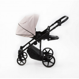 Детская коляска Adamex Zico Deluxe New 3 в 1 ZN-SA15 СВЕТЛО-РОЗОВАЯ КОЖА