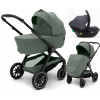 Коляска Agex Prima Pro 3 в 1 с автокреслом i-Team Grey APF664 Green (Зеленый)