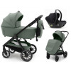 Коляска Agex Prima Pro 3 в 1 с автокреслом i-Team Black APF664 Green (Зеленый)
