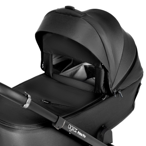Коляска 3 в 1 Agex Prima Pro, Black (Черный)