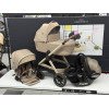 Коляска Agex Prima Pro 3 в 1 с автокреслом Luxmom 777 Beige (Бежевый)
