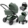 Коляска Agex Prima Pro 3 в 1 с автокреслом i-Safe Grey Green (Зеленый)