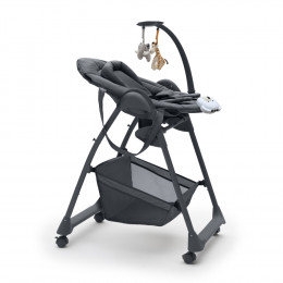 Стульчик для кормления Agex Seat’n Sleep 3 в 1, Dark Grey (Темно-серый)