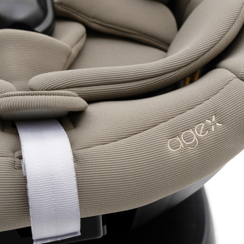 Автокресло Agex Drive i-Fix (0-36 кг), Luxury Beige (Бежевый)