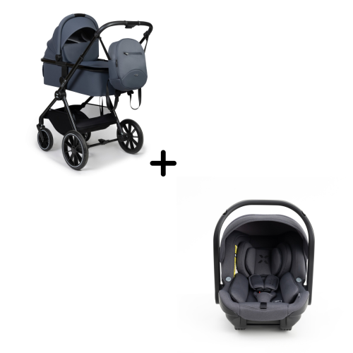 Коляска 3 в 1 Agex Life, Grey (Серый)
