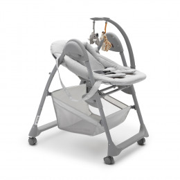 Стульчик для кормления Agex Seat’n Sleep 3 в 1, Light Grey (Светло-серый)