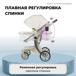 Коляска-трансформер Farfello Aimile Original Autumn AA-5 молочный