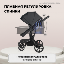 Коляска-трансформер Farfello Aimile Original Autumn AA-1 парижская ночь