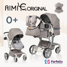 Коляска-трансформер Farfello Aimile Original Autumn AA-4 космический латте