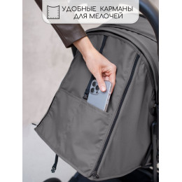 Прогулочная коляска Amarobaby, Airy, серый