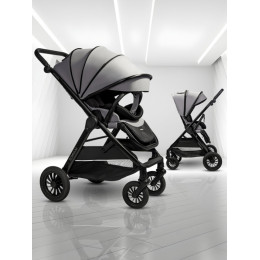 Прогулочная коляска с реверсивным блоком Amarobaby, Somnium, серый