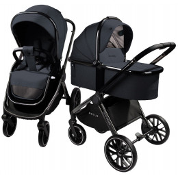 Детская коляска AmaroBaby Motus V2 2 в 1 серый