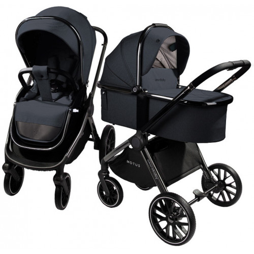 Детская коляска AmaroBaby Motus V2 2 в 1 серый