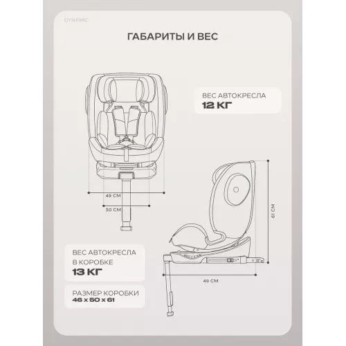 Автокресло Rant Basic Dynamic (40-150 см) Mocca