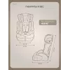 Автокресло Rant Basic Mile UP (76-150 см) Black: надежная защита и комфорт для детей от 3 до 12 лет