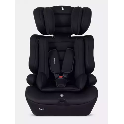 Автокресло Rant Basic Mile UP (76-150 см) Black: надежная защита и комфорт для детей от 3 до 12 лет