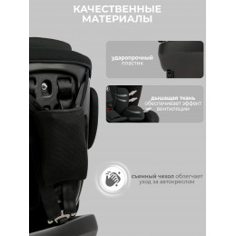 Автокресло группа 0123 (0-36) Sweet Baby Crosstour HB636 360 SPS Isofix Black