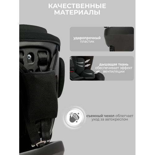 Автокресло группа 0123 (0-36) Sweet Baby Crosstour HB636 360 SPS Isofix Black