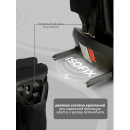 Автокресло группа 0123 (0-36) Sweet Baby Crosstour HB636 360 SPS Isofix Black