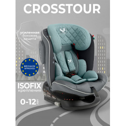 Автокресло группа 0123 (0-36) Sweet Baby Crosstour HB636 360 SPS Isofix Grey/Turquoise
