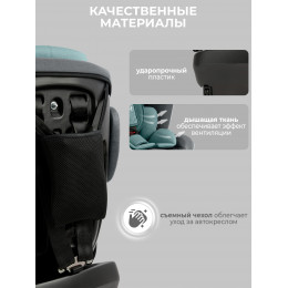 Автокресло группа 0123 (0-36) Sweet Baby Crosstour HB636 360 SPS Isofix Grey/Turquoise