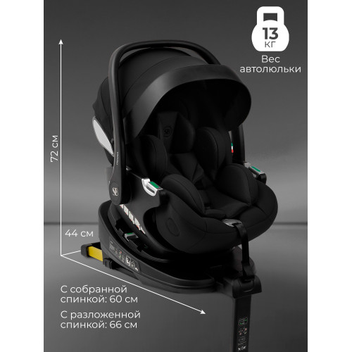 Автокресло Sweet Baby Premier Plus WG06 Pro+WG10 Black