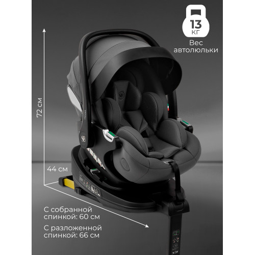 Автокресло Sweet Baby Premier Plus WG06 Pro+WG10 Grey